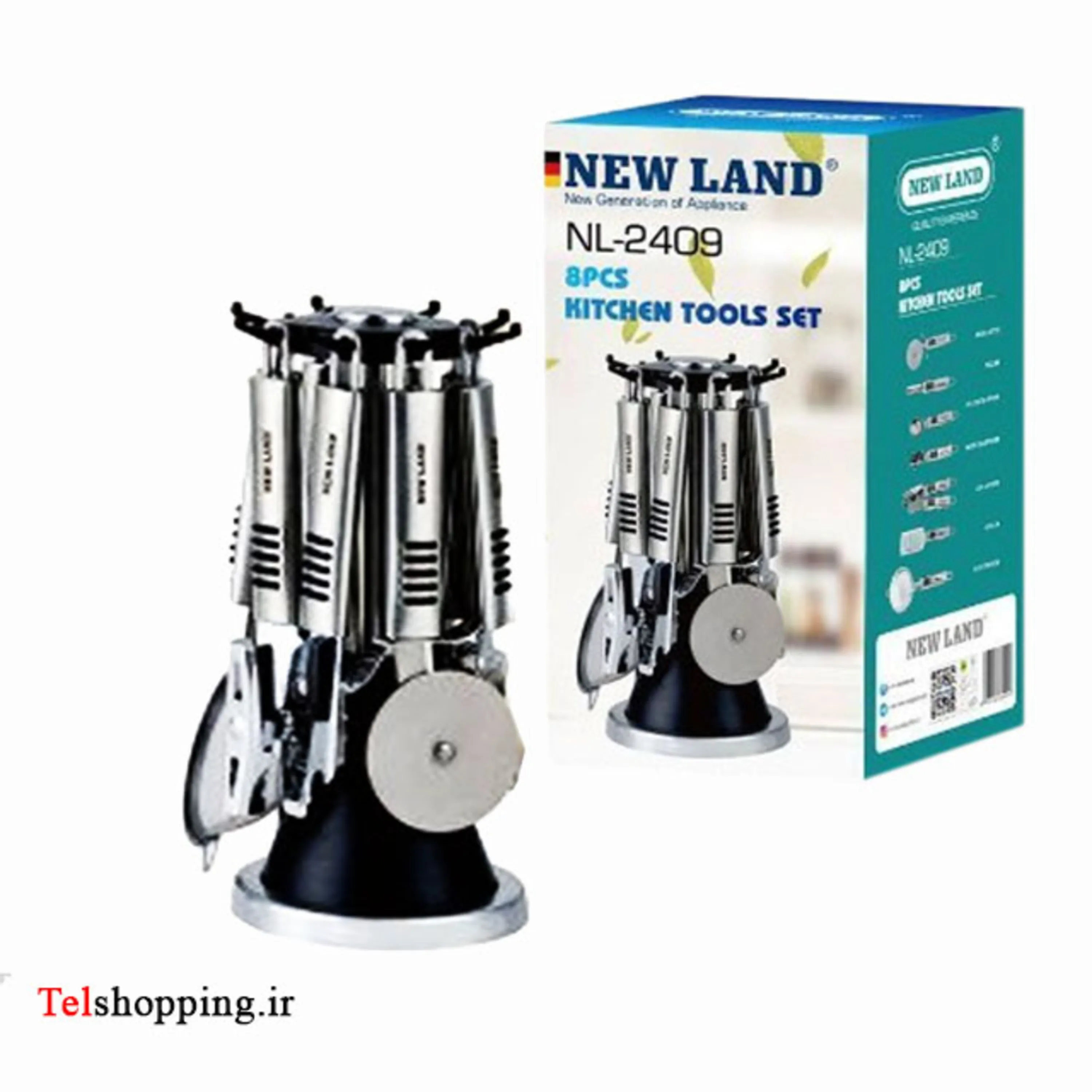 سرویس 8 تکه ابزار اشپزخانه نیولندNL2409